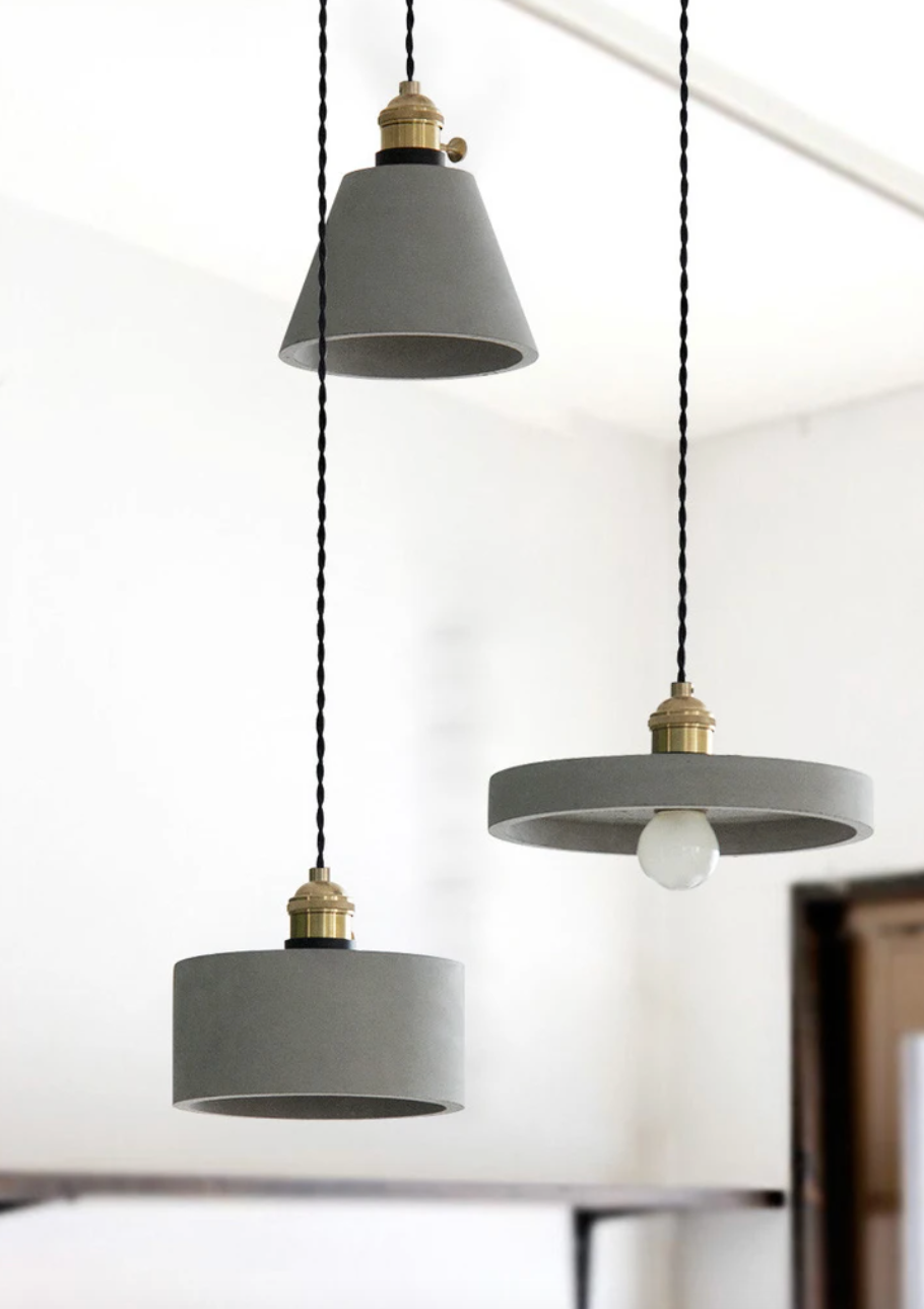 Plateau - Concrete Pendant Droplights